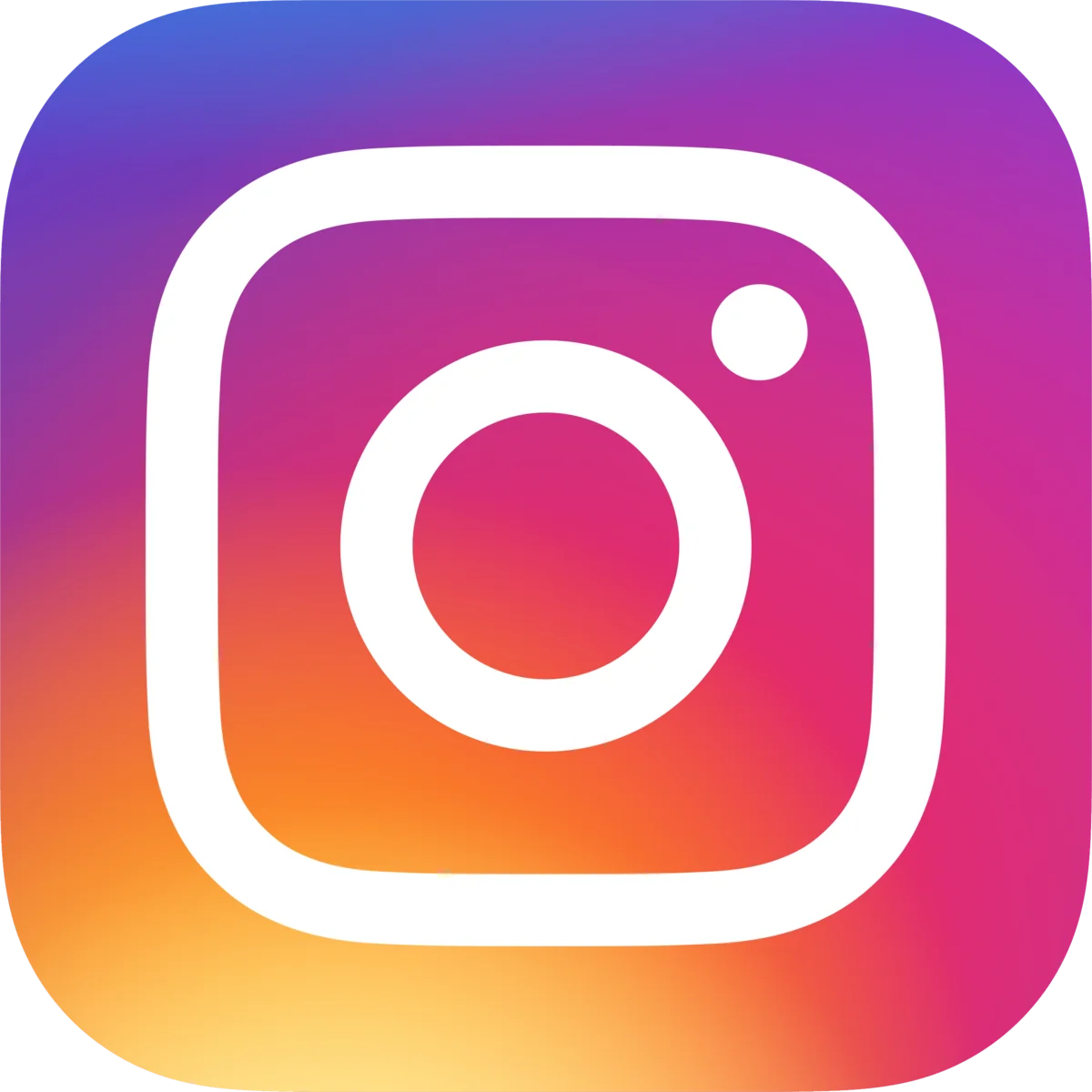 Instagram social media platform logo - Follow @pompglobal